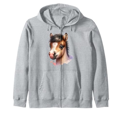 Kawaii Pony Design für Pferdefans und Kinder Kapuzenjacke Kawaii Pony Design für Pferdefans und Kinder Kapuzenjacke von Horse and Pony Designs for Kids and Riders