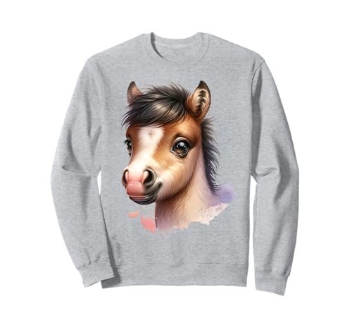 Kawaii Pony Design für Pferdefans und Kinder Sweatshirt Kawaii Pony Design für Pferdefans und Kinder Sweatshirt von Horse and Pony Designs for Kids and Riders