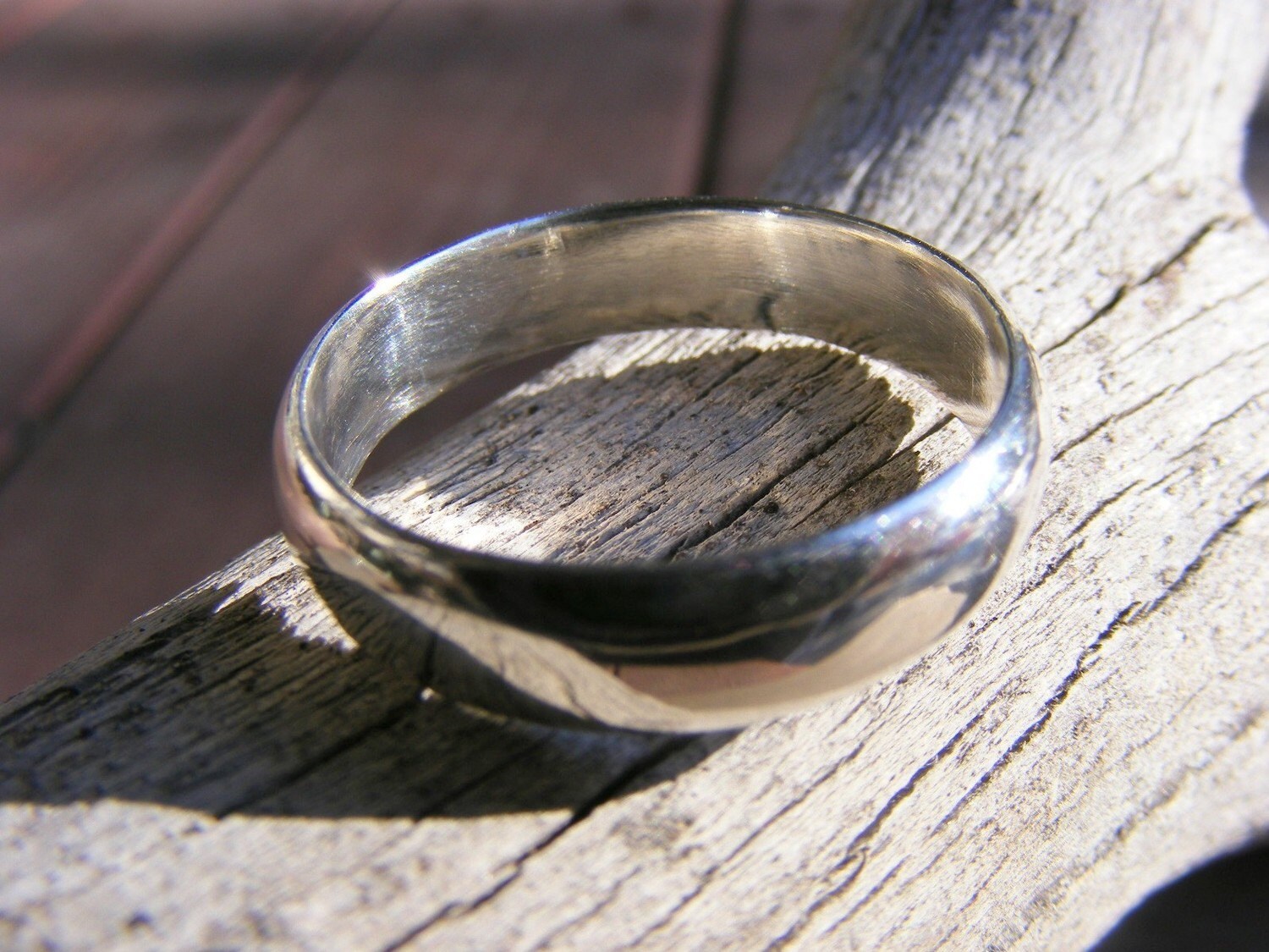 sterling Silber Hochzeit Ring Band - Unisex Männer Frauen Versprechen, Verlobung, Einfache Schmuck Handarbeit Helenes Träume von HorseCreekJewelry