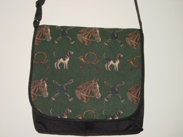 Pferde Und Hound Gobelin Umhängetasche - Reitergeschenke Pferdegeschenke Reitsport Pferdehandtasche Pferde Und Hound Gobelin Umhängetasche - Reitergeschenke Pferdegeschenke Reitsport Pferdehandtasche von HorseHandbags