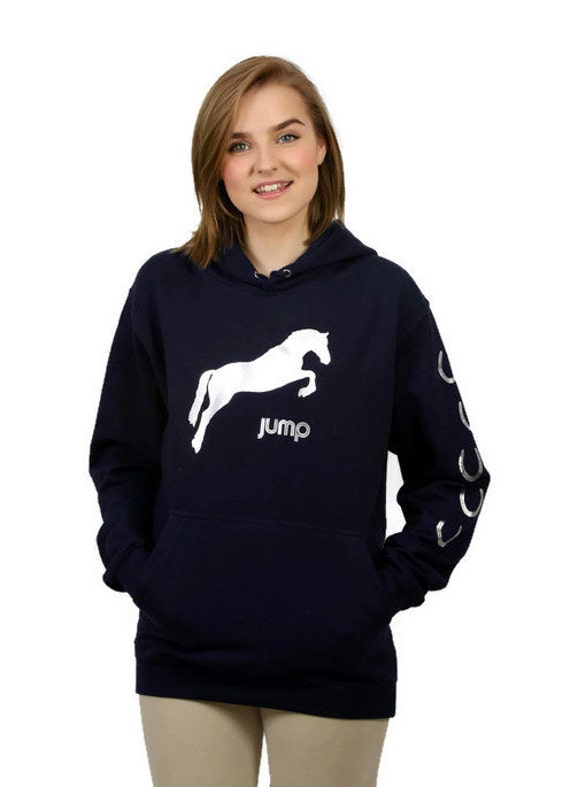 Pferde-Hoodie - Springendes Pferd von HorseShirts