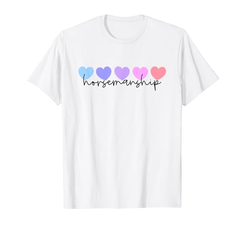 Horsemanship or Horse Lover Heart, Damen, Mädchen oder Mama T-Shirt Horsemanship or Horse Lover Heart, Damen, Mädchen oder Mama T-Shirt von Horsemanship Heart Lover Apparel Co
