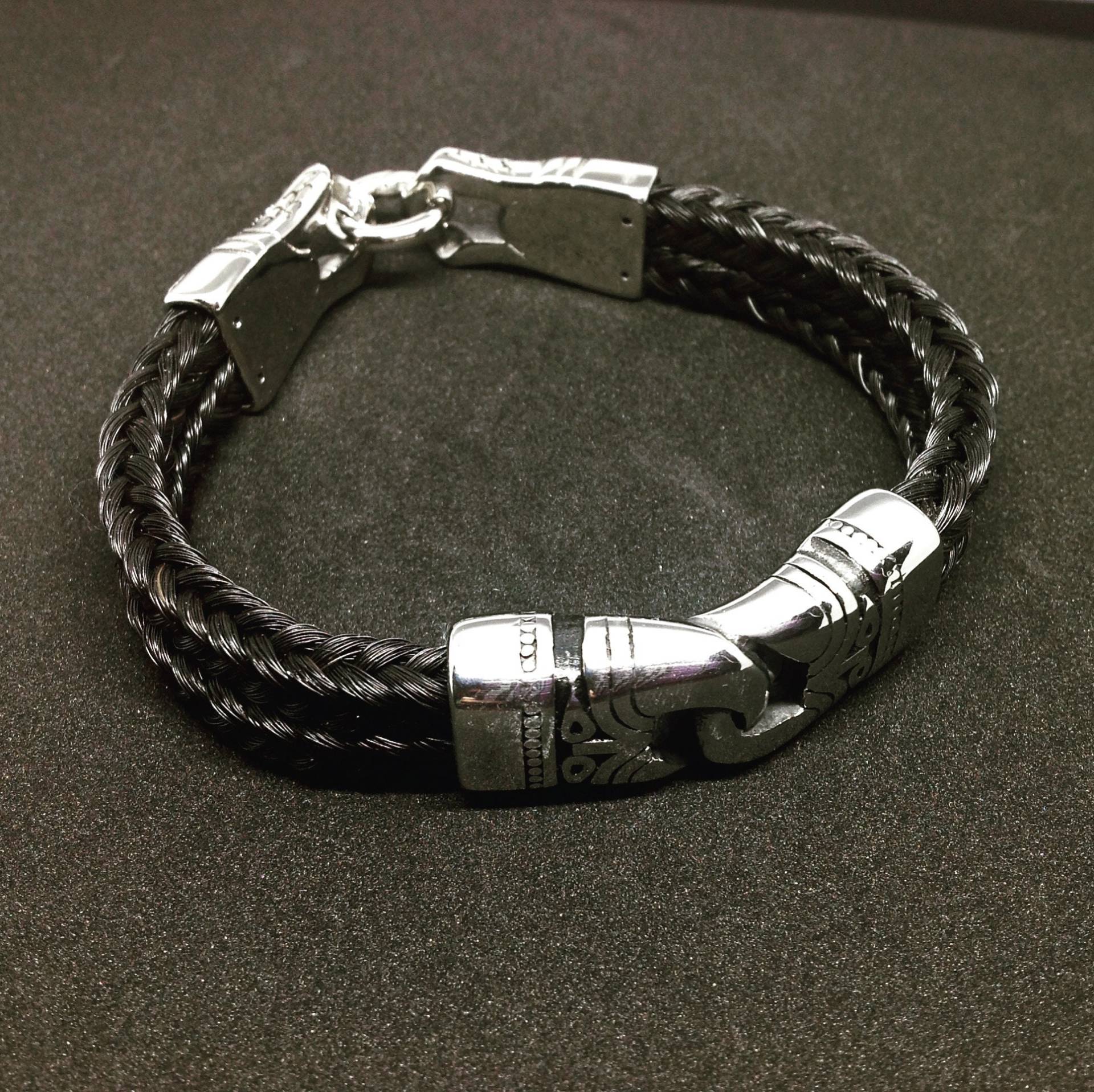 Pferd-Haar-Armband Mit Edelstahl-Verschlüsse von Horsepetjewellery