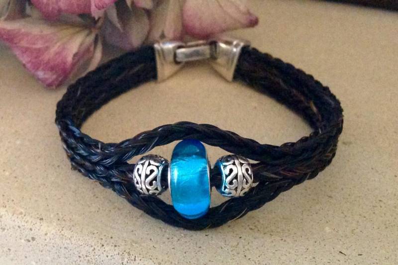 Pferdehaar Armband von Horsepetjewellery
