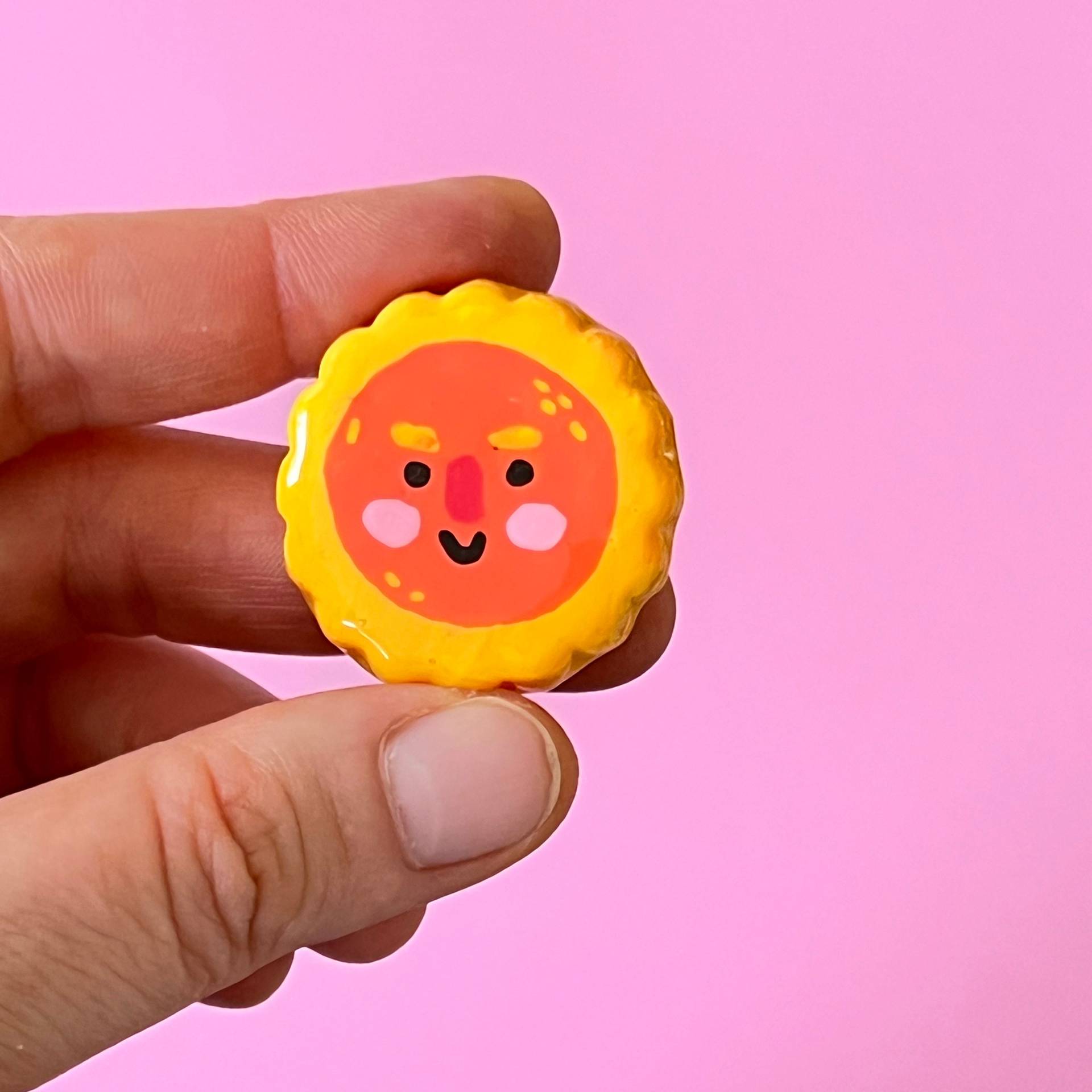 Claypin Sonne Handgemacht | Süße Pin Polymerton Unikat Claypin Sonne Handgemacht | Süße Pin Polymerton Unikat von HorstUndUschi