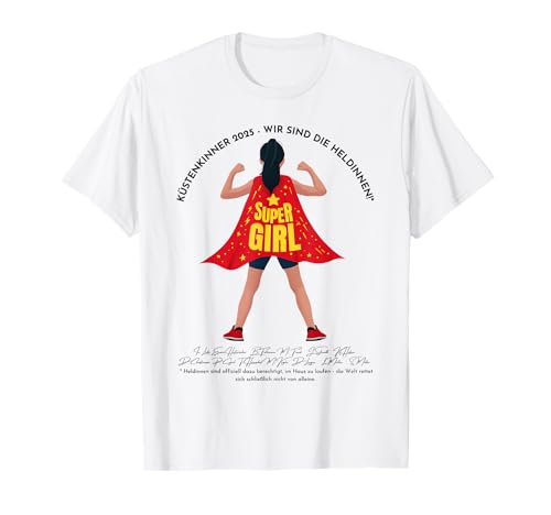 Küstenkinner Mädchen 2025 T-Shirt Küstenkinner Mädchen 2025 T-Shirt von Hort Geschenkidee
