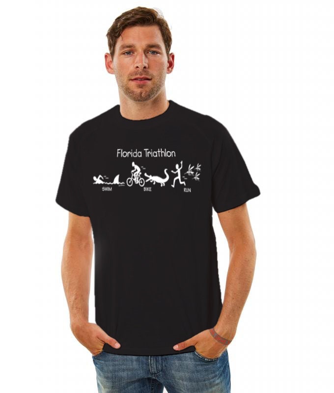 Florida Triathlon T-Shirt Unisex - Humorvoll Komödie Lustig Florida Triathlon T-Shirt Unisex - Humorvoll Komödie Lustig von HortoonCartoons