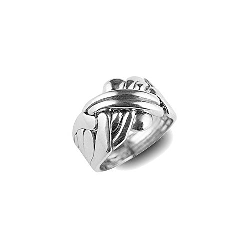 Horus Handwerk, 6 Unisex türkischen Ägypten Allianz Ring Sterling Silber, bekannt als Ring der Sultaninen oder Sultan, von Horus Artesanía de Egipto