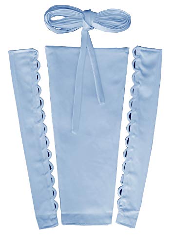 Hoseirty Damen Hochzeitskleid Korsett Kit Reißverschluss Ersatz Verstellbare Passform Korsett Rücken Kit für formelle Abschlussbälle, hellblau, 42 von Hoseirty