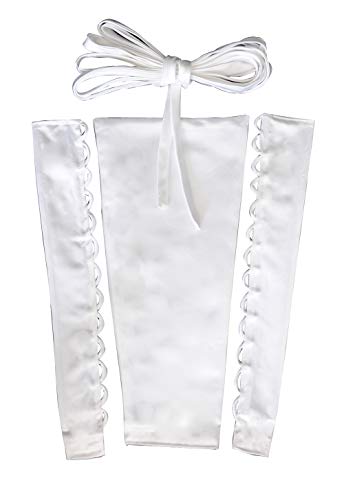 Hoseirty Damen Hochzeitskleid Korsett Kit Reißverschluss Ersatz verstellbare Passform Korsett Rückseite Kit für formelle Abschlussballkleid, elfenbeinfarben, 36 von Hoseirty