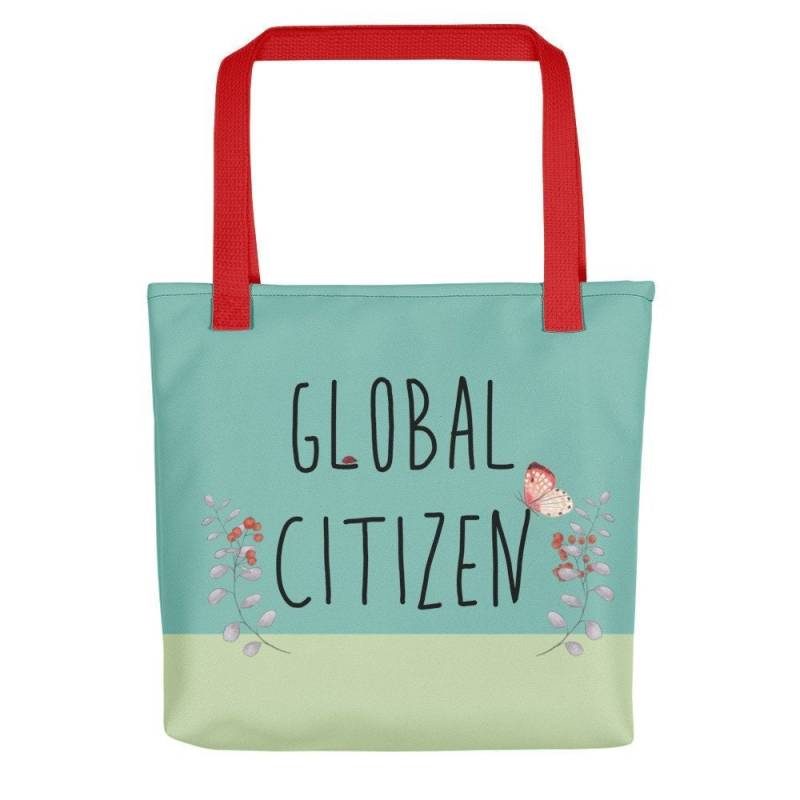Montessori-Einkaufstasche - Perfekte Lehrer-Geschenk "Global Citizen", Mit Schönen Aquarell Illustrationen von HoshikoStudio