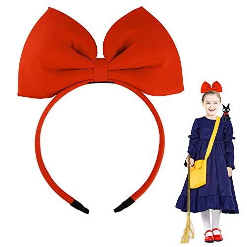 Hoshin Hair Band Bow Headbands Headdress For Women And Girls, Perfect Accessories Party Cosplay Red von Hoshin