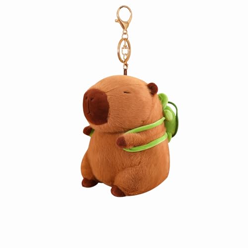 Hoshisea Capybara Plüschschlüssel, Capybara Rucksack Anhänger, Capybara Schlüsselanhänger, Geeignet für Rucksack Ornamente, Schlüsselanhänger Dekoration von Hoshisea
