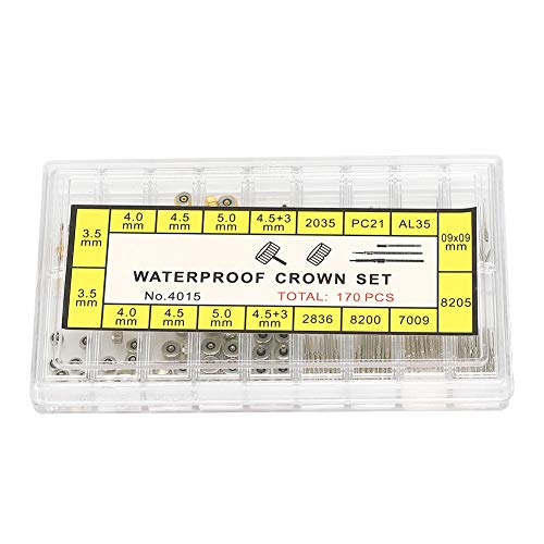 Reparatur-Ersatzwerkzeug, Uhrenzubehör, Uhrenkronen, Uhrenschaftverlängerung, für Ringe, Uhren, Herren und Damen Reparatur-Ersatzwerkzeug, Uhrenzubehör, Uhrenkronen, Uhrenschaftverlängerung, für Ringe, Uhren, Herren und Damen von Hosie