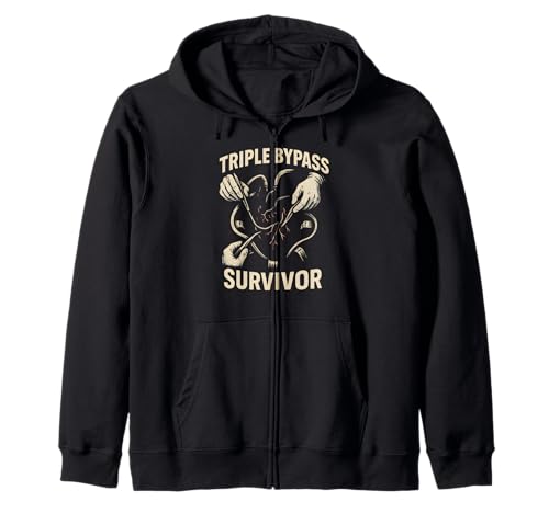 Heart Surgery Patient Triple Bypass Survivor Men Get Well Kapuzenjacke von Hospital Patient Surgery Recover Doctor Nurse Gear