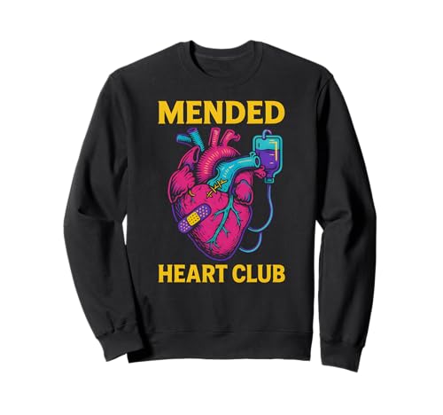 Cardiac Recovery Mended Heart Club Cool Get Well für Herren Sweatshirt von Hospital Patient Surgery Recover Doctor Nurse Wear