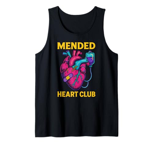 Cardiac Recovery Mended Heart Club Cool Get Well für Herren Tank Top von Hospital Patient Surgery Recover Doctor Nurse Wear