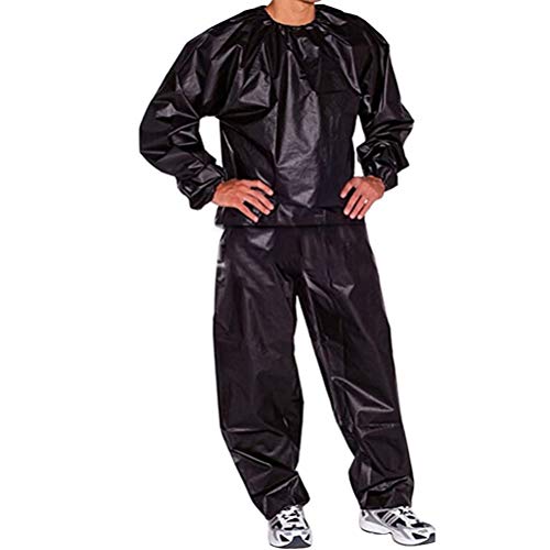 Hosuho Schwitzanzug, Fitness, Schwitzanzug, Gewichtsverlust, Schwitzanzug, Ganzkörper-Schwitzanzug, reißfester PVC-Anzug für Damen und Herren Hosuho Schwitzanzug, Fitness, Schwitzanzug, Gewichtsverlust, Schwitzanzug, Ganzkörper-Schwitzanzug, reißfester PVC-Anzug für Damen und Herren von Hosuho
