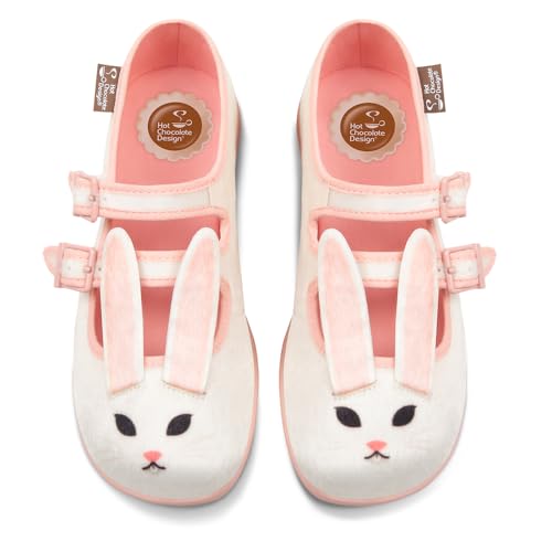 Hot Chocolate Design Chocolaticas Damen Mary Jane Flache Schuhe, hase, 37 EU von Hot Chocolate Design