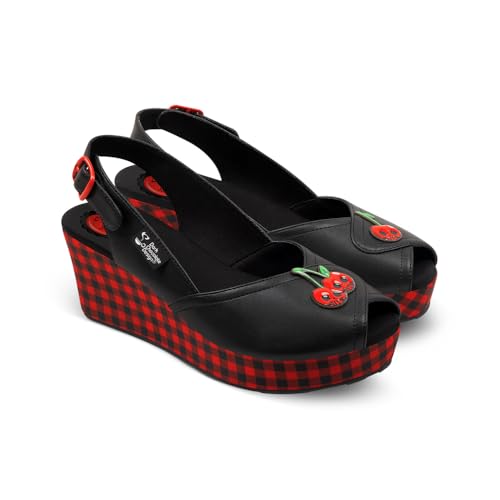 Hot Chocolate Design Chocolaticas Damen Sandalen, Death Cherry, 38.5 EU von Hot Chocolate Design