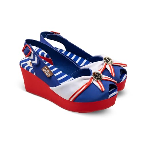 Hot Chocolate Design Chocolaticas Damen Sandalen, Sailors, 40.5 EU von Hot Chocolate Design