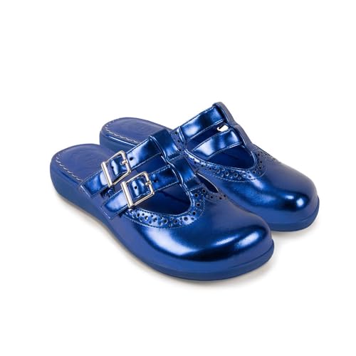 Hot Chocolate Design Damen Clogs Parent, Chrome Crush Blue, 37.5 EU von Hot Chocolate Design