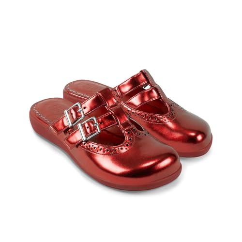 Hot Chocolate Design Damen Clogs Parent, Chrome Crush Crimson, 38.5 EU von Hot Chocolate Design