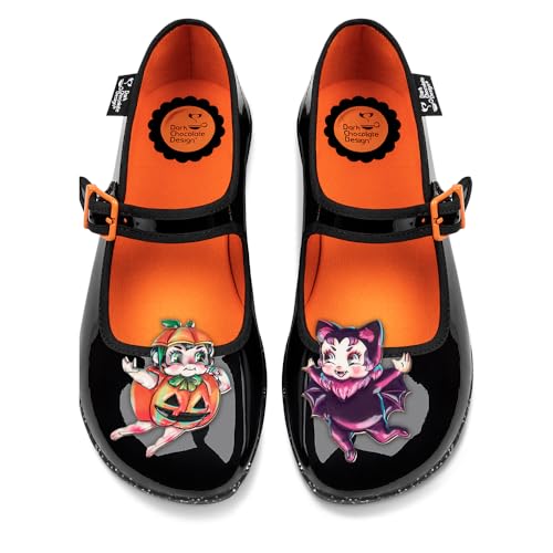 Hot Chocolate Design Mary Jane Damen Flats, Tiny Terrors, 41 EU von Hot Chocolate Design