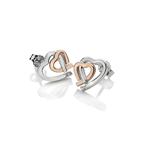 Hot Diamonds Amore Ohrringe mit Doppelherz, rotvergoldet, Akzente Hot Diamonds Amore Ohrringe mit Doppelherz, rotvergoldet, Akzente von Hot Diamonds