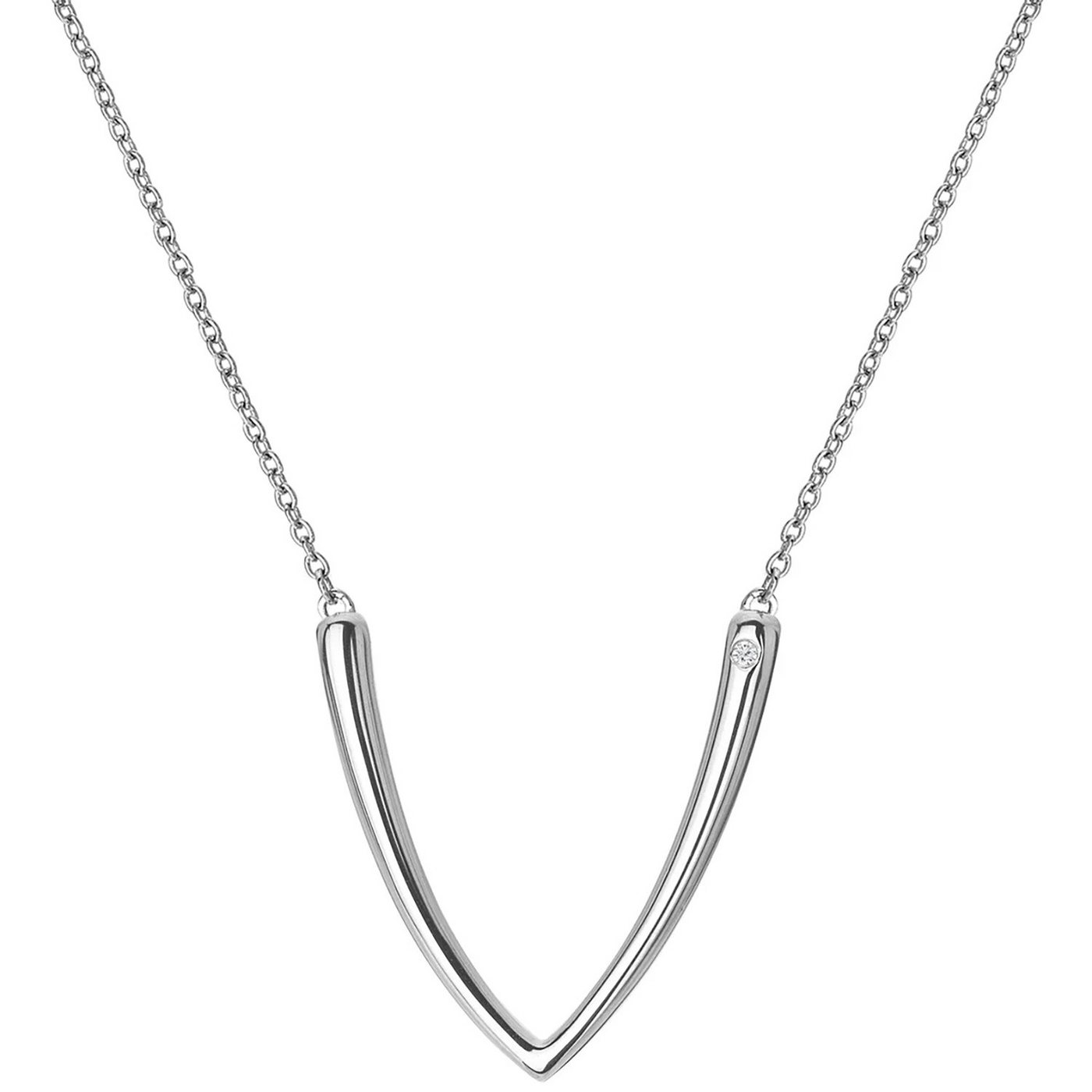 Hot Diamonds Collier Silber mit Diamant Reflect von Hot Diamonds