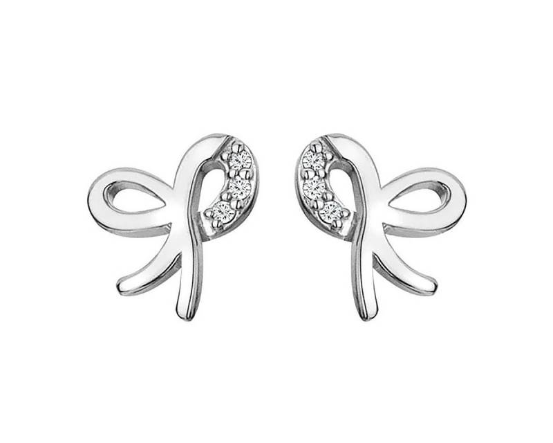 Hot Diamonds Paar Ohrstecker Damen-Silber mit Diamanten Schleife Hot Diamonds Paar Ohrstecker Damen-Silber mit Diamanten Schleife von Hot Diamonds