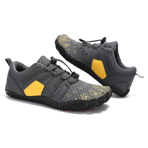 Hot Dingding Barfußschuhe Herren für Wassersport, Wandern, Laufen & Strand, leichte Bequeme Outdoor-Wanderschuhe mit breiter Zehenbox von Hot Dingding