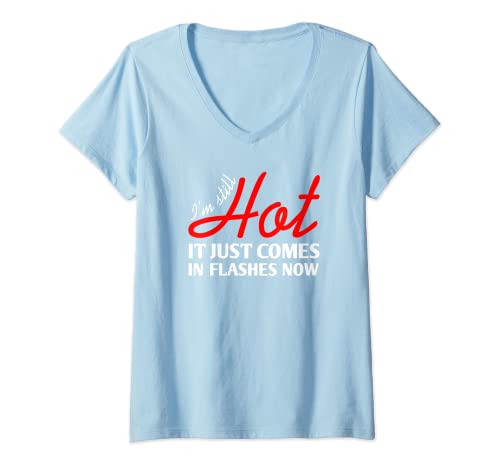 Damen Menopause Geschenk Shirt Lustiges Menopause Frau T-Shirt T-Shirt mit V-Ausschnitt Damen Menopause Geschenk Shirt Lustiges Menopause Frau T-Shirt T-Shirt mit V-Ausschnitt von Hot Flashes T-shirt Co.