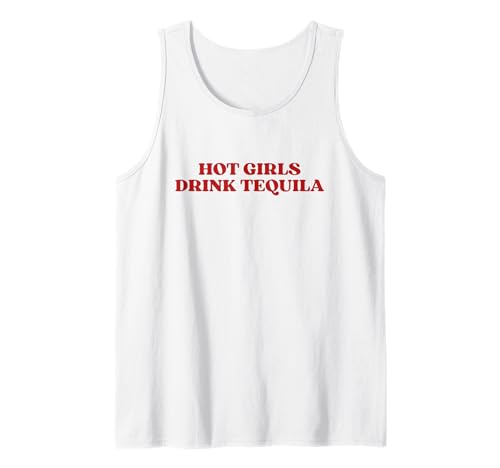 Hot Girls Drink Tequila Y2k Aesthetic Funny Cinco De Mayo Tank Top von Cinco De Mayo Outfit