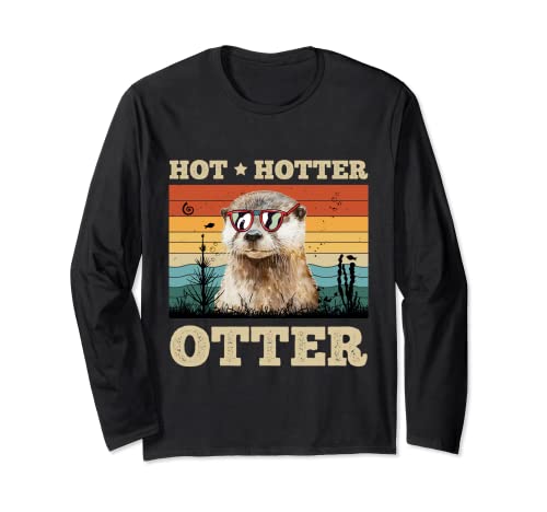 Hot Hotter Otter - Herren Seeotter Lustiges Otterliebe Langarmshirt Hot Hotter Otter - Herren Seeotter Lustiges Otterliebe Langarmshirt von Hot Hotter Otter Lustige Otterliebe Geschenke Tees