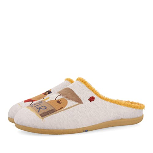 Gioseppo Hot Potatoes Herren Binasco Hausschuh, grau, 40 EU von HOT POTATOES