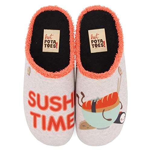 Gioseppo Hot Potatoes Herren Mascotte Hausschuh, grau, 41 EU von HOT POTATOES
