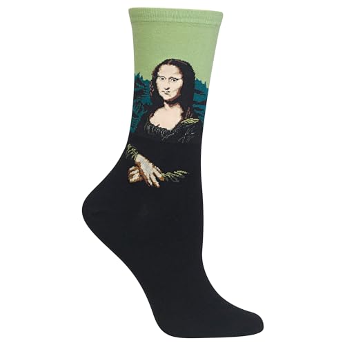 Hot Sox Da Vinci's Mona Lisa Green Socken Crew von Hot Sox