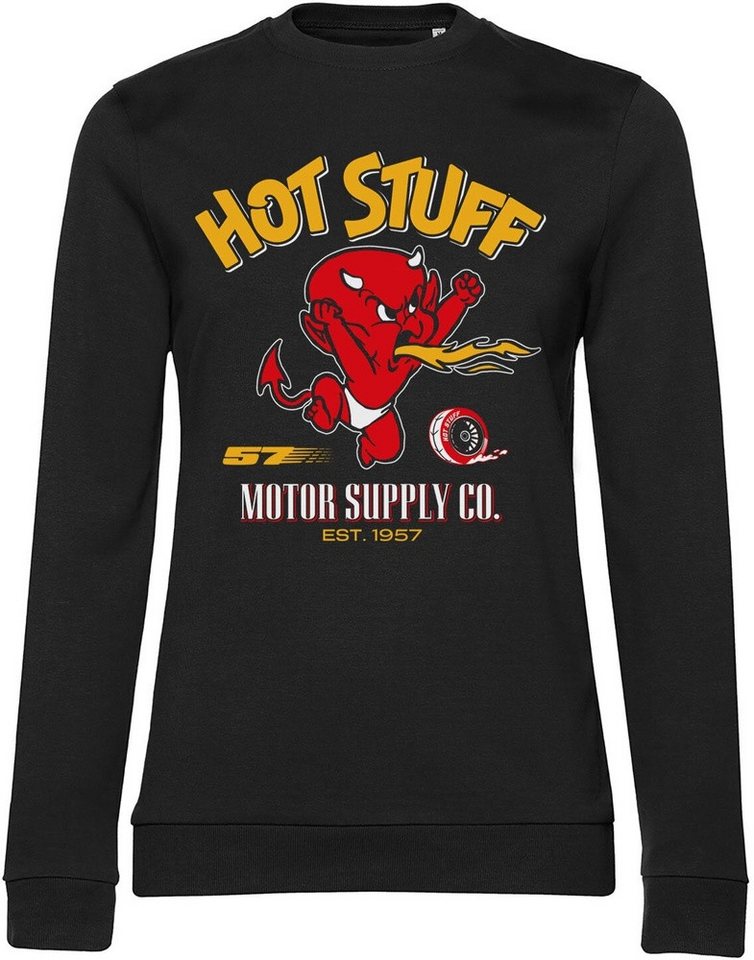 Hot Stuff Rundhalspullover Motor Supply Co Girly Sweatshirt von Hot Stuff