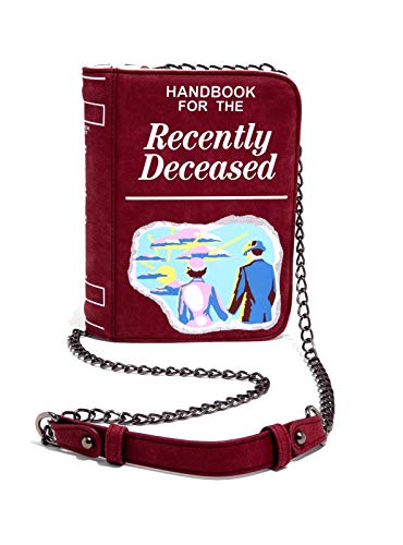 Beetlejuice Handbook For The Recently Deceased Crossbody Bag, Rot/Ausflug, einfarbig (Getaway Solids), Small von Hot Topic