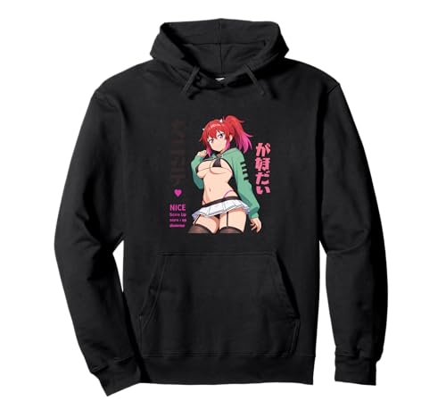 Waifu Sexy Anime Girl Horns Minirock Japanischer Manga-Stil Pullover Hoodie Waifu Sexy Anime Girl Horns Minirock Japanischer Manga-Stil Pullover Hoodie von Hot Waifu Manga Girl Shirts