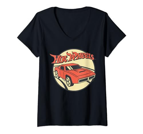 Damen Hot Wheels - Classic Ride T-Shirt mit V-Ausschnitt von Hot Wheels