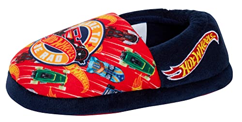 Hot Wheels Jungen Hausschuhe für Kinder Spielzeug Rennwagen Pantoletten Slip On Hausschuhe von Hot Wheels