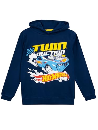 Hot Wheels Kapuzenpullover | Kapuzenpullover Für Jungen | Hoodie Kinder | Blau | 140 von Hot Wheels