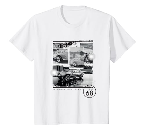 Kinder Hot Wheels T-Shirt, offizielles Produkt, Since 68, mehrere Größen T-Shirt von Hot Wheels