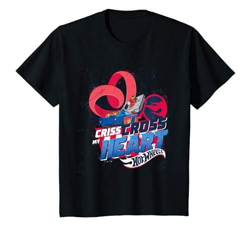 Kinder Offizielles Hot Wheels 'Criss Cross My Heart' T-Shirt von Hot Wheels