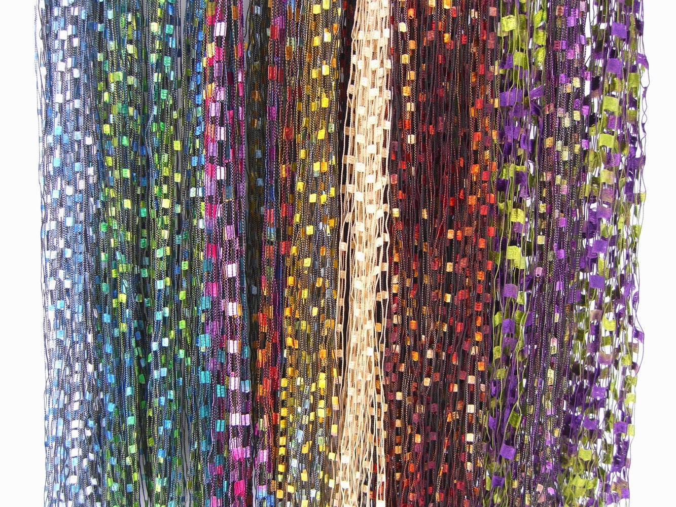 Faser-Halskette, Leiter-Band-Halskette, Smaragdgrün-Faser-Halskette, Juwel-Ton-Faser-Halskette von HotHats