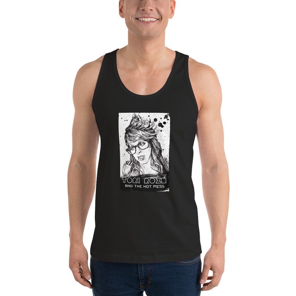 Tori Roze Und Die Hot Mess B&w Logo Classic Tank-Top | Unisex Tori Roze Und Die Hot Mess B&w Logo Classic Tank-Top | Unisex von HotMessHQ