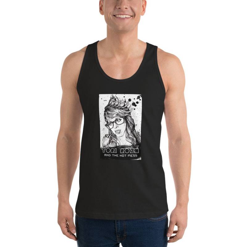 Tori Roze Und Die Hot Mess B&w Logo Classic Tank-Top | Unisex Tori Roze Und Die Hot Mess B&w Logo Classic Tank-Top | Unisex von HotMessHQ