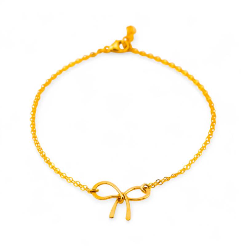 Silber Bogen Bettelarmband, Gold Gebunden Den Knoten Schmuck, Zierliche Rose Draht Band Armband Silber Bogen Bettelarmband, Gold Gebunden Den Knoten Schmuck, Zierliche Rose Draht Band Armband von HotMixCold